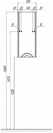 Акватон Шкаф подвесной Сильва 32 R дуб макиато – фотография-3