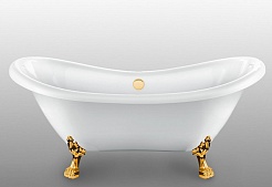 Magliezza Акриловая ванна на лапах Julia  (175х73) ножки золото – фотография-1