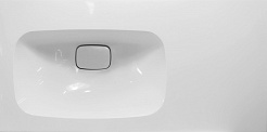 Misty Тумба с раковиной Купер 90 L с б/к белая – фотография-6