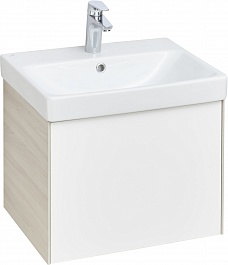 Акватон Мебель для ванной Асти 55 ясень шимо/белая – фотография-2