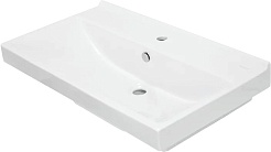 Mixline Мебель для ванной Лайн 80 L подвесная белая – фотография-11