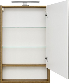 Акватон Мебель для ванной Сканди Doors 55 белая/дуб рустикальный – фотография-20