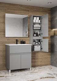 Акватон Мебель для ванной Форест 75 серый туманный – фотография-2