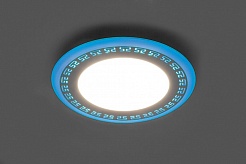 Feron Светодиодный светильник AL2440 встраиваемый 9W 4000K с синей подсветкой – фотография-2