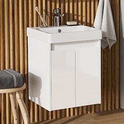 Акватон Мебель для ванной Сканди Doors 45 белая – фотография-5