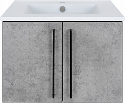 Brevita Мебель для ванной Rock 60 бетон светло-серый – фотография-2