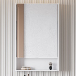 Акватон Мебель для ванной Сканди Doors 55 белая – фотография-15