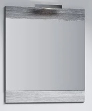 Aqwella Зеркало для ванной Бриг 70 дуб седой – фотография-1