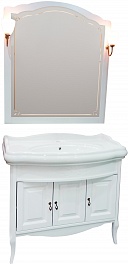 Opadiris Мебель для ванной Лоренцо 100 белая – фотография-5