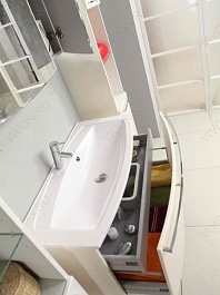 Акватон Мебель для ванной "Севилья 95" ZSH жемчуг – фотография-3