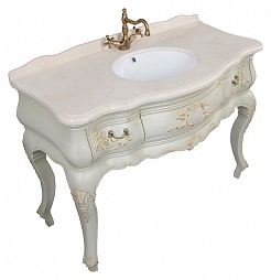 Demax Мебель для ванной "Флоренция 120" перламутр (171636) – фотография-8