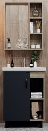 Onika Мебель для ванной Тимбер 60 серый /дуб сонома – фотография-1