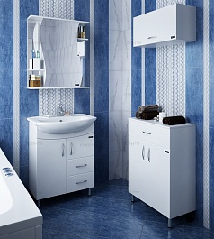 СанТа Шкаф для ванной Стандарт 60х30 горизонтальный – фотография-2