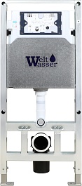 WeltWasser Инсталляция для унитаза Amberg 506 ST WT с белой глянцевой клавишей смыва – фотография-2