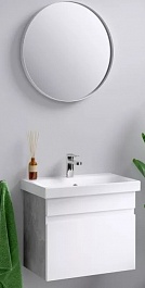 Aqwella Мебель для ванной Smart 60 бетон светлый – фотография-1