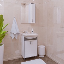 Corozo Мебель для ванной Спектр 50, серая – фотография-2
