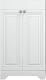Corozo Тумба с раковиной Леон 110 L под стиральную машину белая – фотография-13