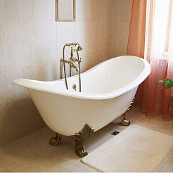 Magliezza Чугунная ванна Julietta 183x78 (ножки бронза) – фотография-2