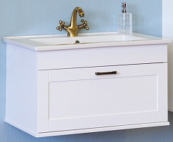 Sanflor Мебель для ванной Ванесса 75 белый – фотография-4