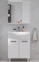 Volna Мебель для ванной Joli 70.2D R белая – фотография-1