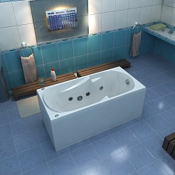 Bas Акриловая ванна Ибица 150x70 с гидромассажем – фотография-3
