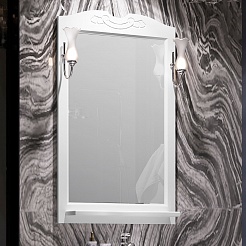 Opadiris Мебель для ванной Брунелла 65 белая матовая – фотография-9