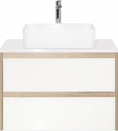 Style Line Мебель для ванной Монако 80 Plus ориноко/белое лакобель – фотография-2