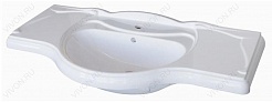 Акватон Мебель для ванной "Жерона 105" белое серебро – фотография-11