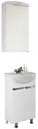 Водолей Мебель для ванной Лира 45 R белая – фотография-1