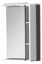 Aquanet Зеркальный шкаф "Гретта 60" венге – фотография-6