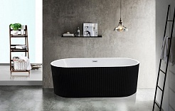 Esbano Акриловая ванна Tortuga 170x80 черная – фотография-2
