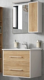 Corozo Мебель для ванной Гольф 65, сонома – фотография-1