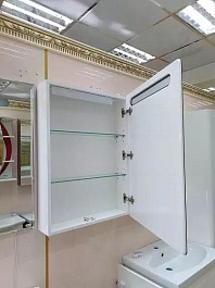 Misty Зеркальный шкаф Ирис 50 R с подсветкой – фотография-5