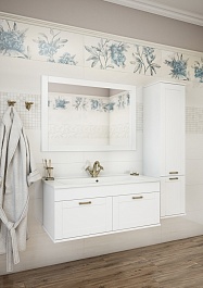 Sanflor Мебель для ванной Ванесса 105 белый – фотография-8