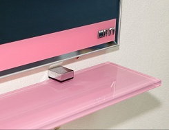 Misty Зеркало для ванной Джулия 120 розовое – фотография-2