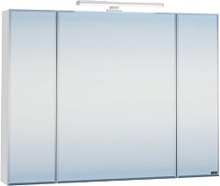 СанТа Мебель для ванной под стиральную машину Марс 110 R 2 двери белая – фотография-13