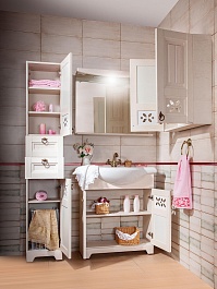 Бриклаер Мебель для ванной Кантри 80 – фотография-3