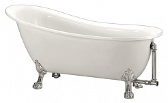 BelBagno Акриловая ванна BB06-1700-CRM, ножки BB-LEG-EAGLE-CRM – фотография-1