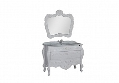 Demax Мебель для ванной "Афины 120" белая ретро (171625) – фотография-5