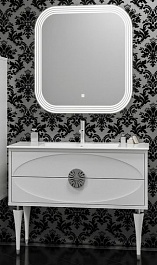  Мебель для ванной Ибица 90 белый/хром – фотография-1