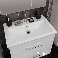 Opadiris Мебель для ванной Арабеско 70 подвесная белая – фотография-5