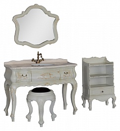 Demax Мебель для ванной "Флоренция 120" перламутр (171636) – фотография-2