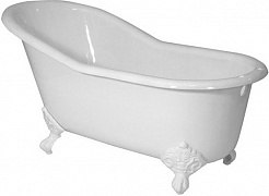 Фэма Чугунная ванна "Gracia", ножки белые, покрытие RAL, матовое – фотография-1