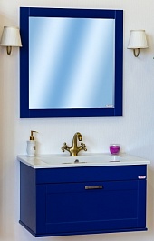 Sanflor Мебель для ванной Ванесса 75 индиго – фотография-1