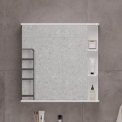 Volna Мебель для ванной Twing 70.2Y белая/бетон – фотография-15