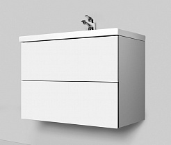 Am.Pm Мебель для ванной Gem 60 глянцевый белый, с 2 ящиками – фотография-8
