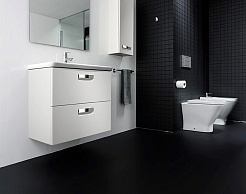 Roca Мебель для ванной Gap 60 белый глянец, зеркало – фотография-6