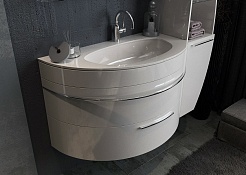 De Aqua Мебель для ванной Эскалада 100 R, зеркало Экстра EXT 100 – фотография-6