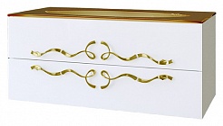 Clarberg Тумба с раковиной "Due Amanti 100", ручки золото – фотография-5