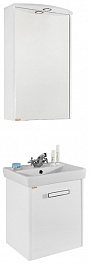 Водолей Мебель для ванной Мона 50 L белая – фотография-1